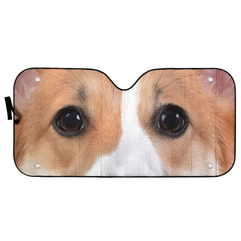 Corgi Dog Eyes Custom Car Auto Sun Shades Windshield Accessories Decor Gift Nearkii