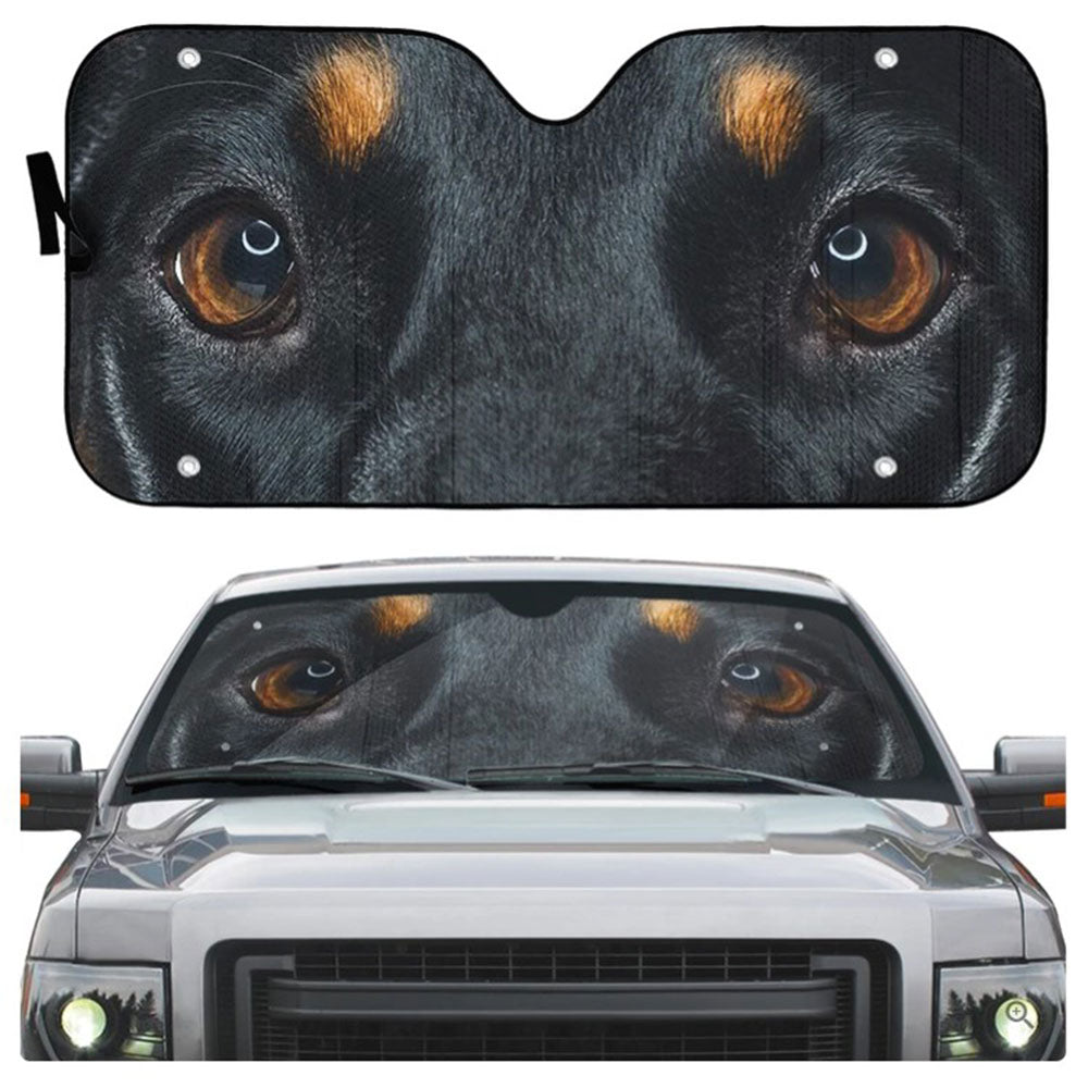 Doberman Dog Eyes Custom Car Auto Sun Shades Windshield Accessories Decor Gift Nearkii