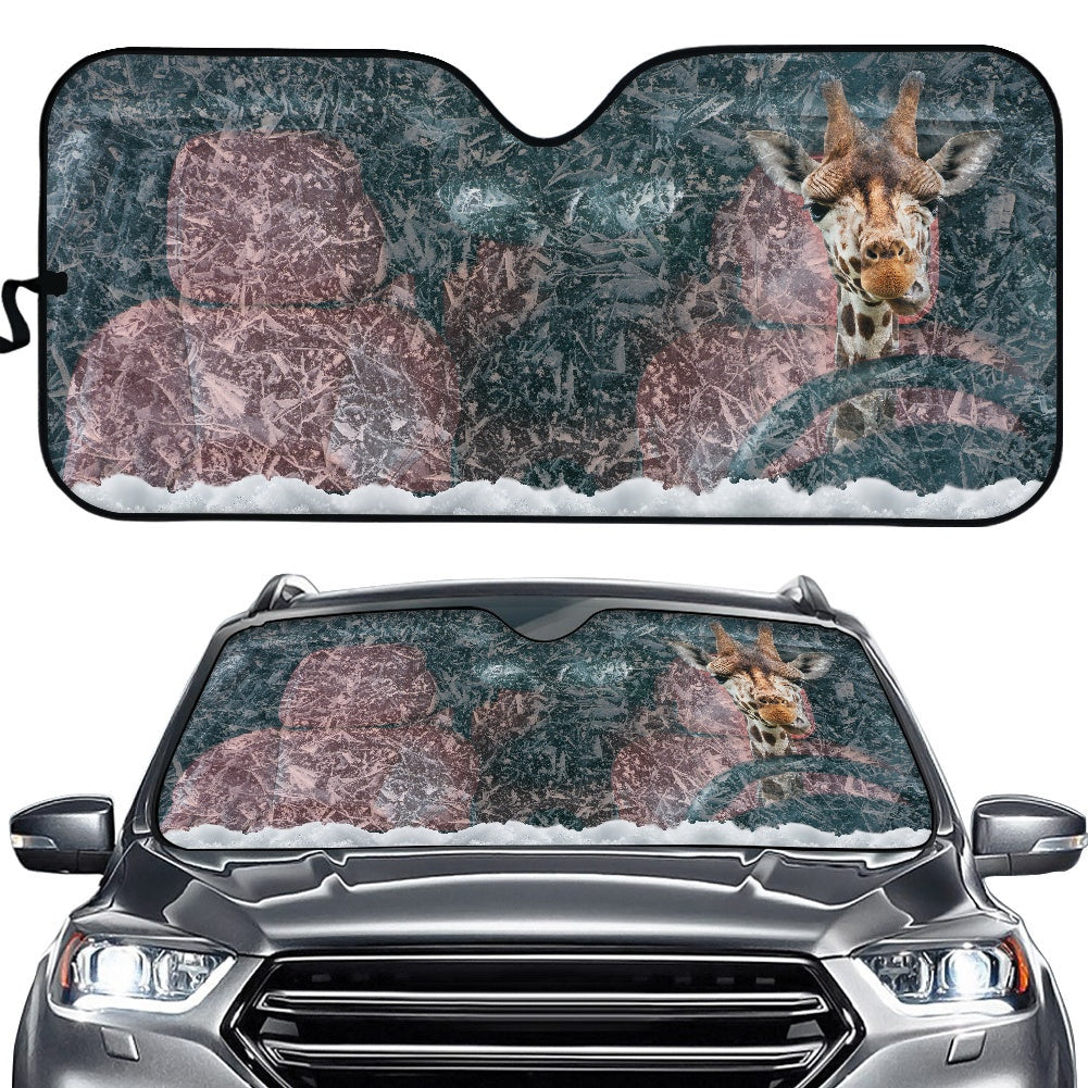 Cold Giraffe Car Auto Sunshades Nearkii