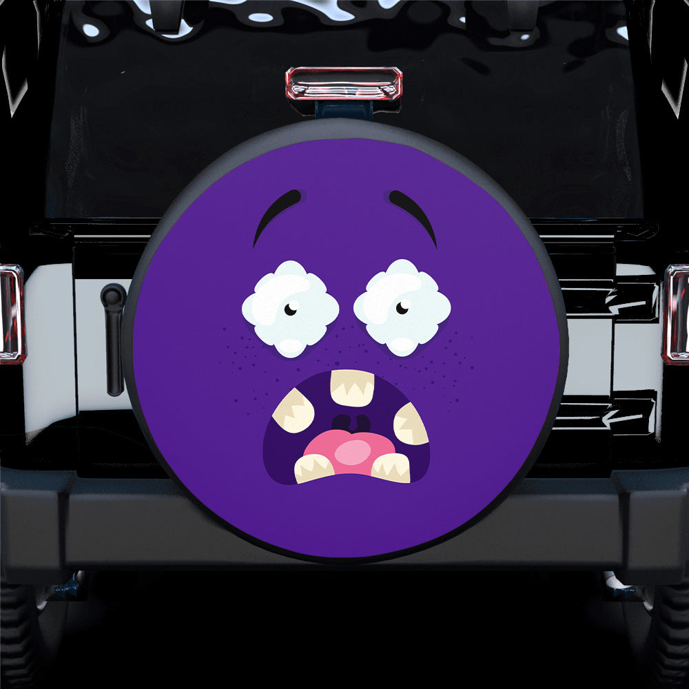 Emotion Purple Face Spare Tire Cover Gift For Campers Nearkii