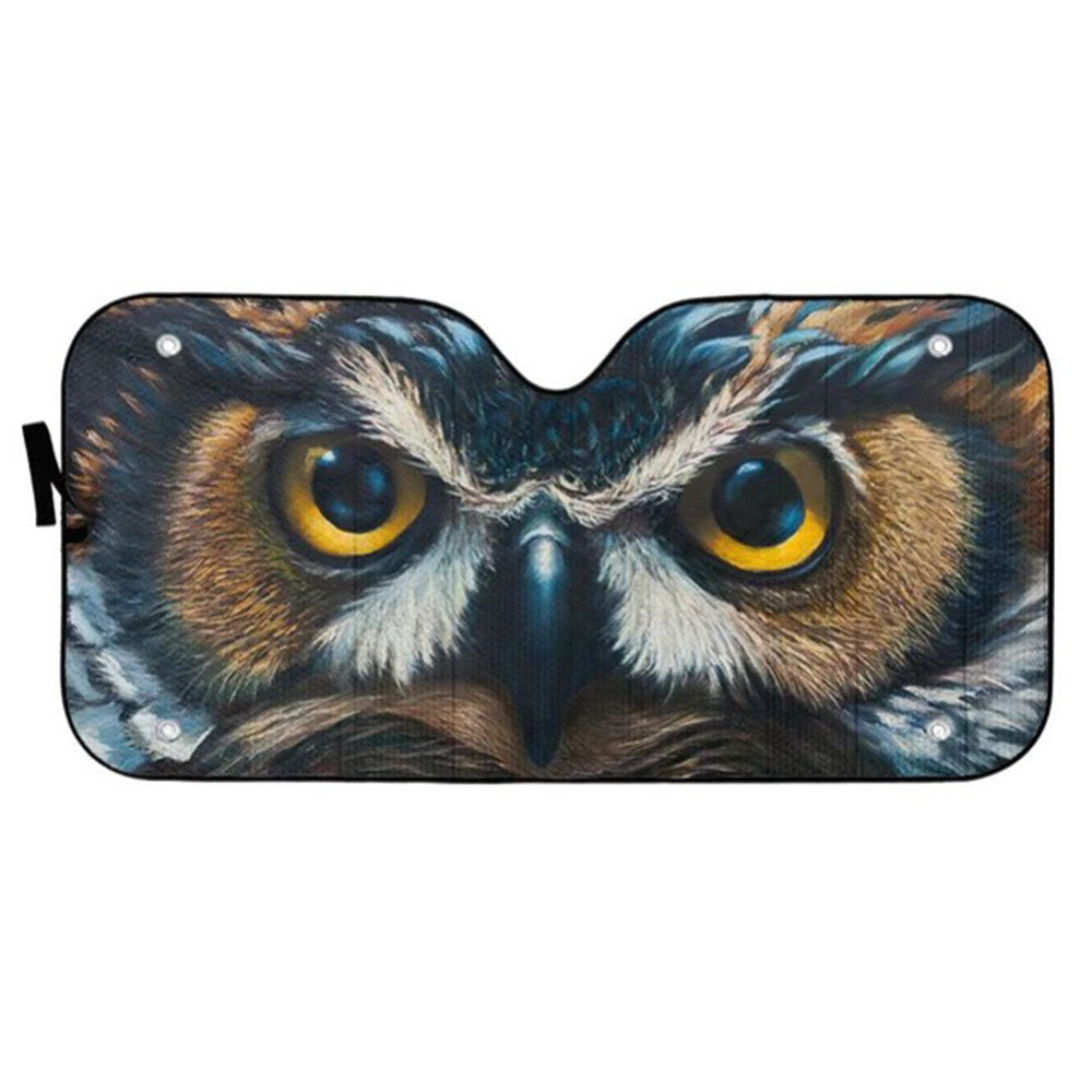 Owl Eyes Car Auto Sun Shades Windshield Accessories Decor Gift Nearkii