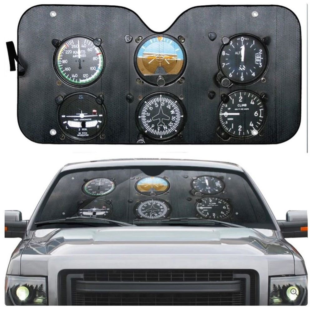 Pilots Art Packs Car Auto Sun Shades Windshield Accessories Decor Gift Nearkii