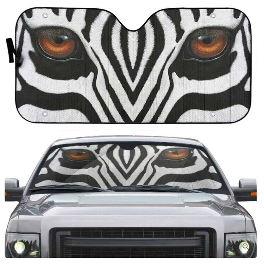 Zebra Eyes Car Auto Sun Shades Windshield Accessories Decor Gift Nearkii