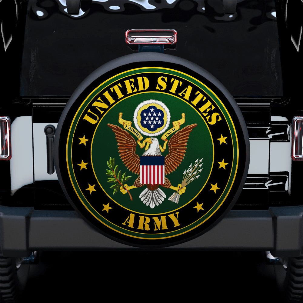 United States Army Logo Car Spare Tire Covers Gift For Campers Nearkii