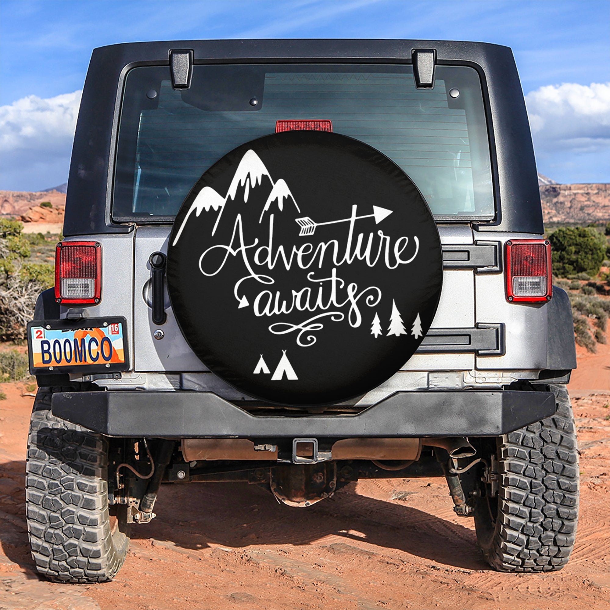 Adventure Awaits Car Spare Tire Gift For Campers Nearkii