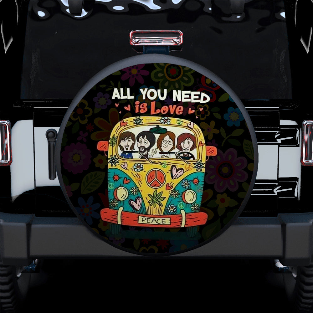 All You Need Is Love Jeep Car Spare Tire Cover Gift For Campers Nearkii