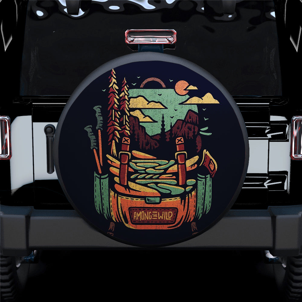 Amazing Of Wild Hippie Vintage Jeep Car Spare Tire Cover Gift For Campers Nearkii