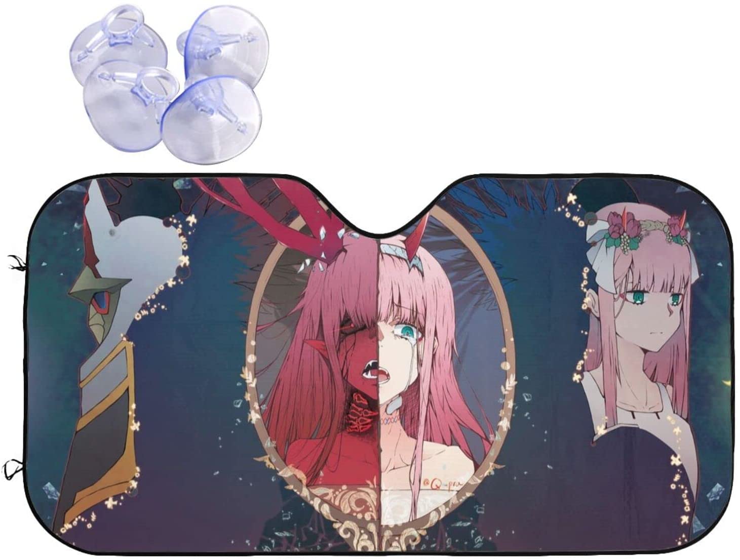 Anime Darling In The Franxx Zero Two Car Auto Sunshades Nearkii