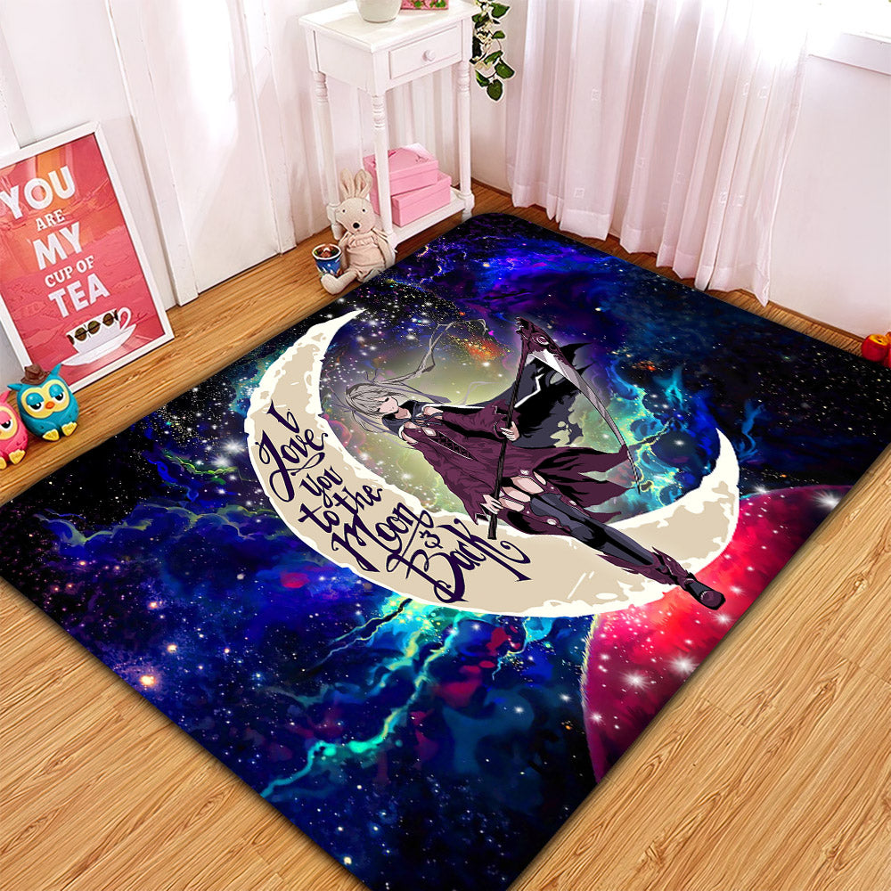 Anime Girl Soul Eater Love You To The Moon Galaxy Carpet Rug Home Room Decor Nearkii