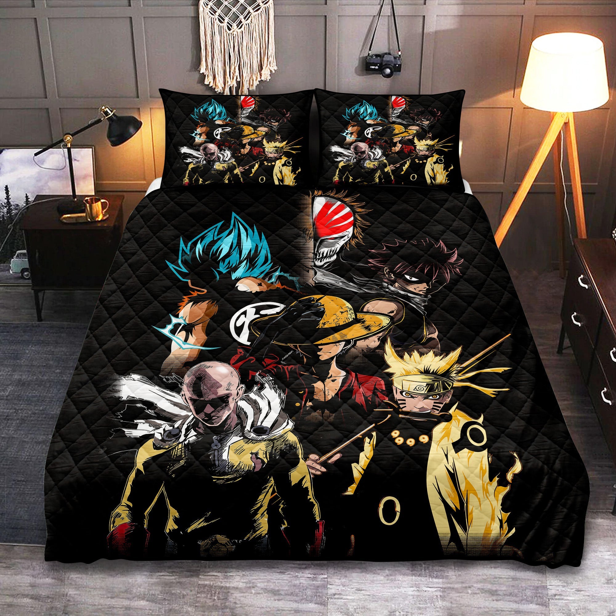 Anime Heroes Quilt Bed Sets Nearkii