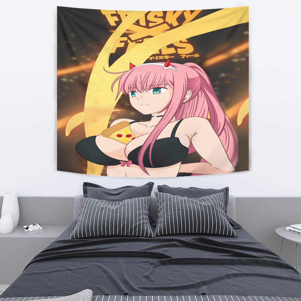 Zero Two Anime Girl Tapestry Room Decor Nearkii