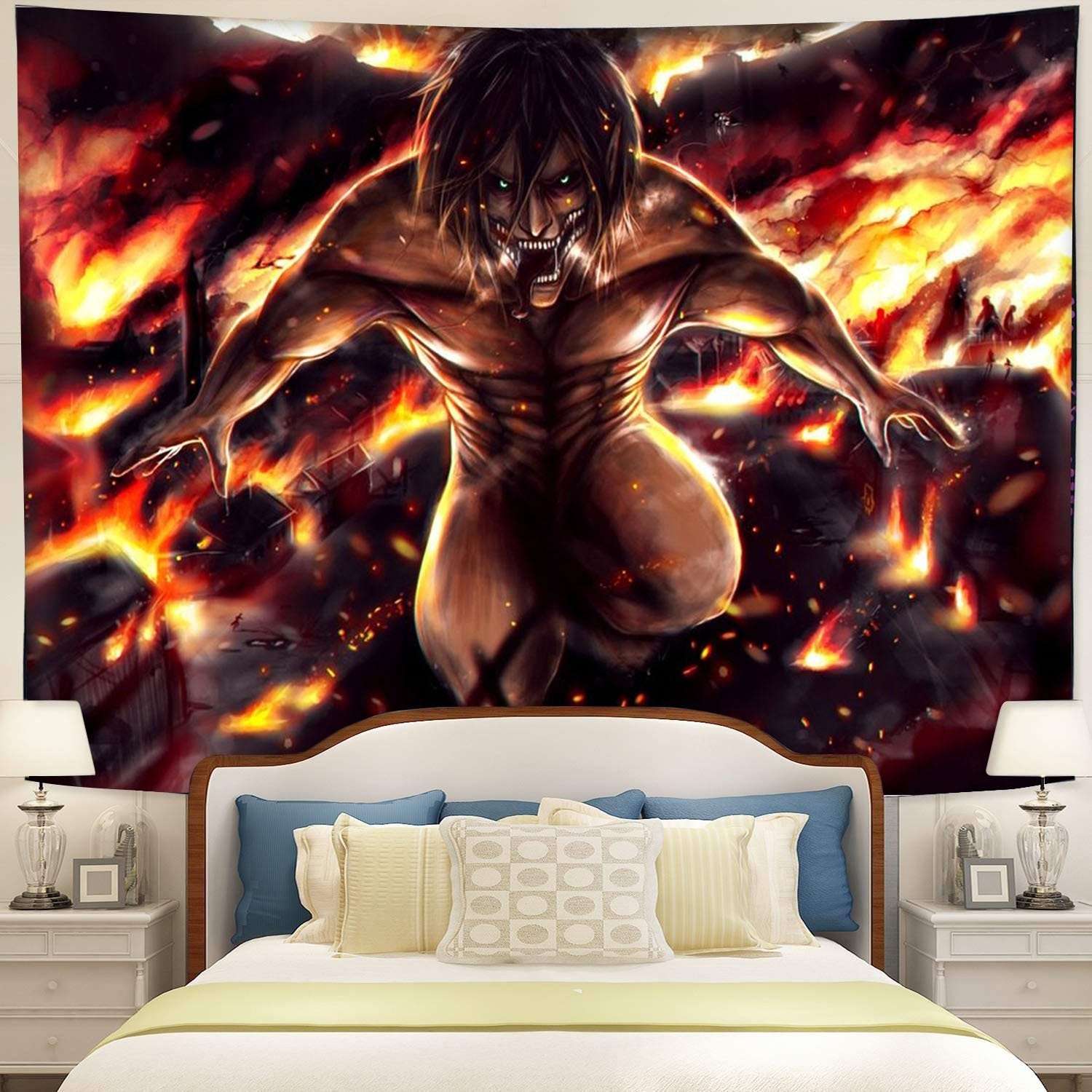 Attack on Titan Anime Tapestry Room Decor Nearkii