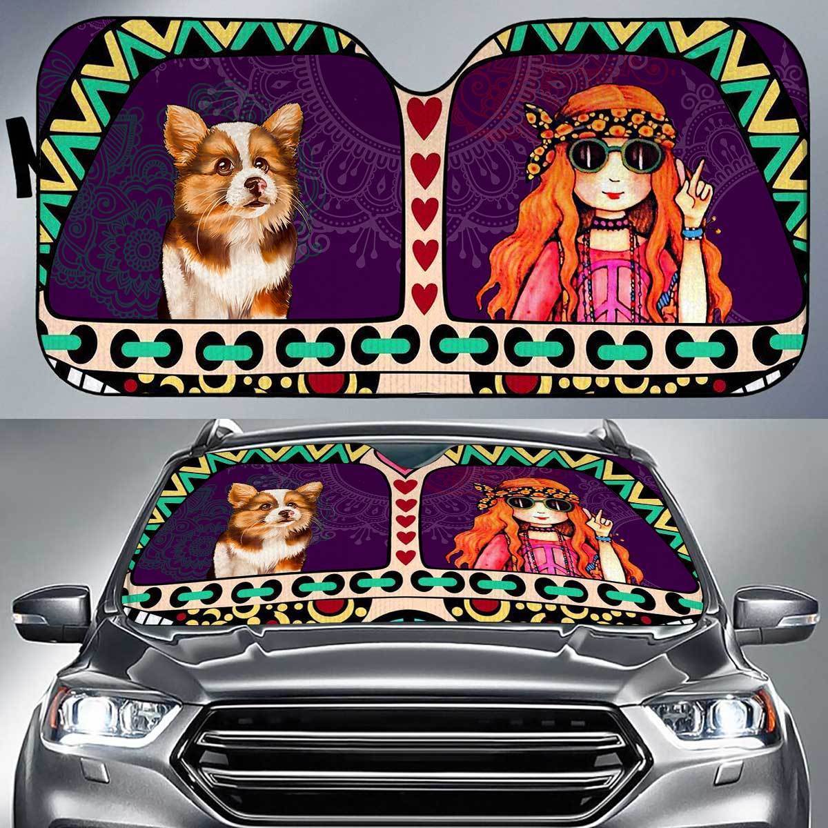 Corgi Peace Auto Sun Shade Gift Ideas 2021 Nearkii