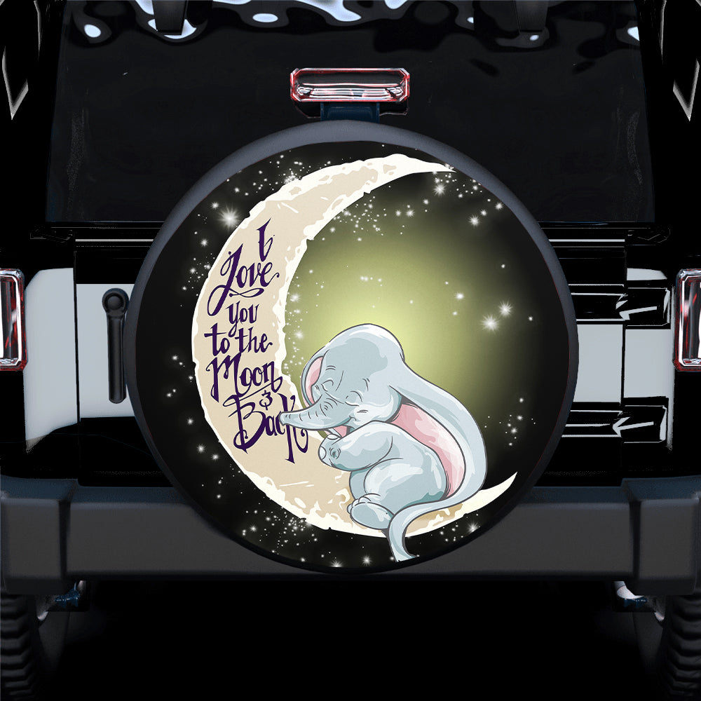 Elephant Moon Spare Tire Cover Gift For Campers Nearkii