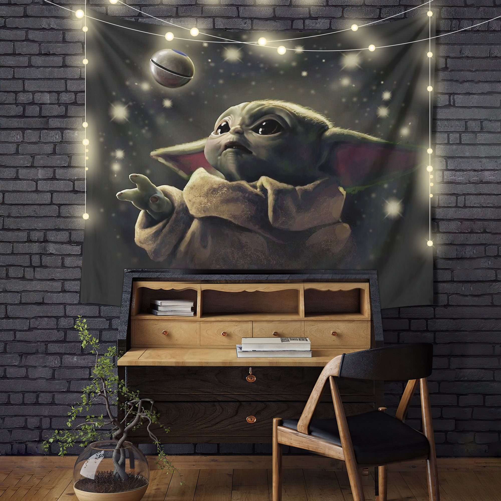 Baby Yoda Tapestry Room Decor Nearkii