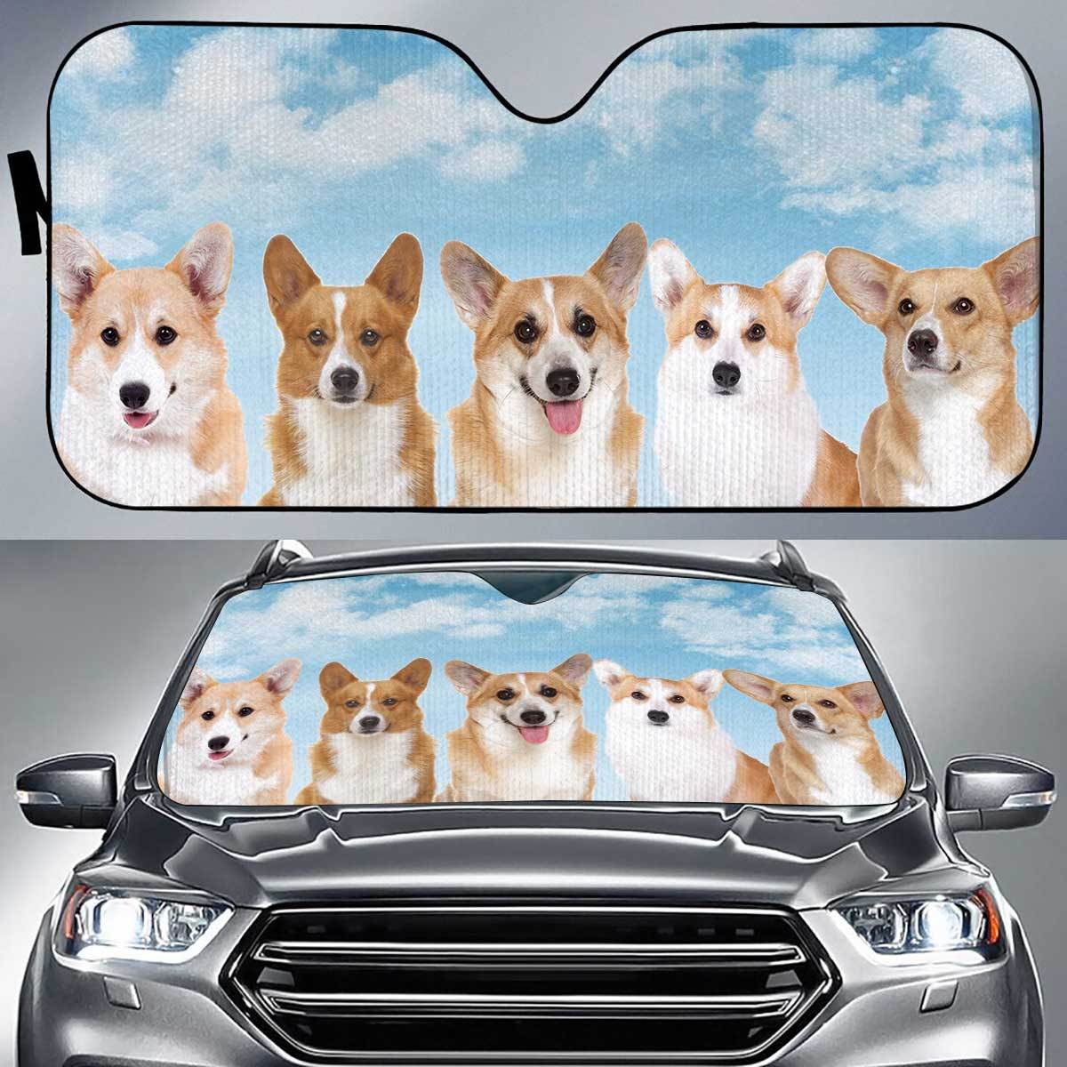 Corgi Funny Team Auto Sun Shade Gift Ideas 2021 Nearkii