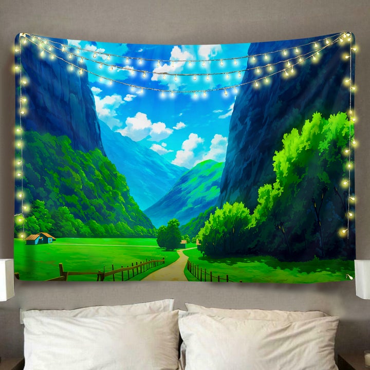 Beautiful Valley Tapestry Room Decor Nearkii