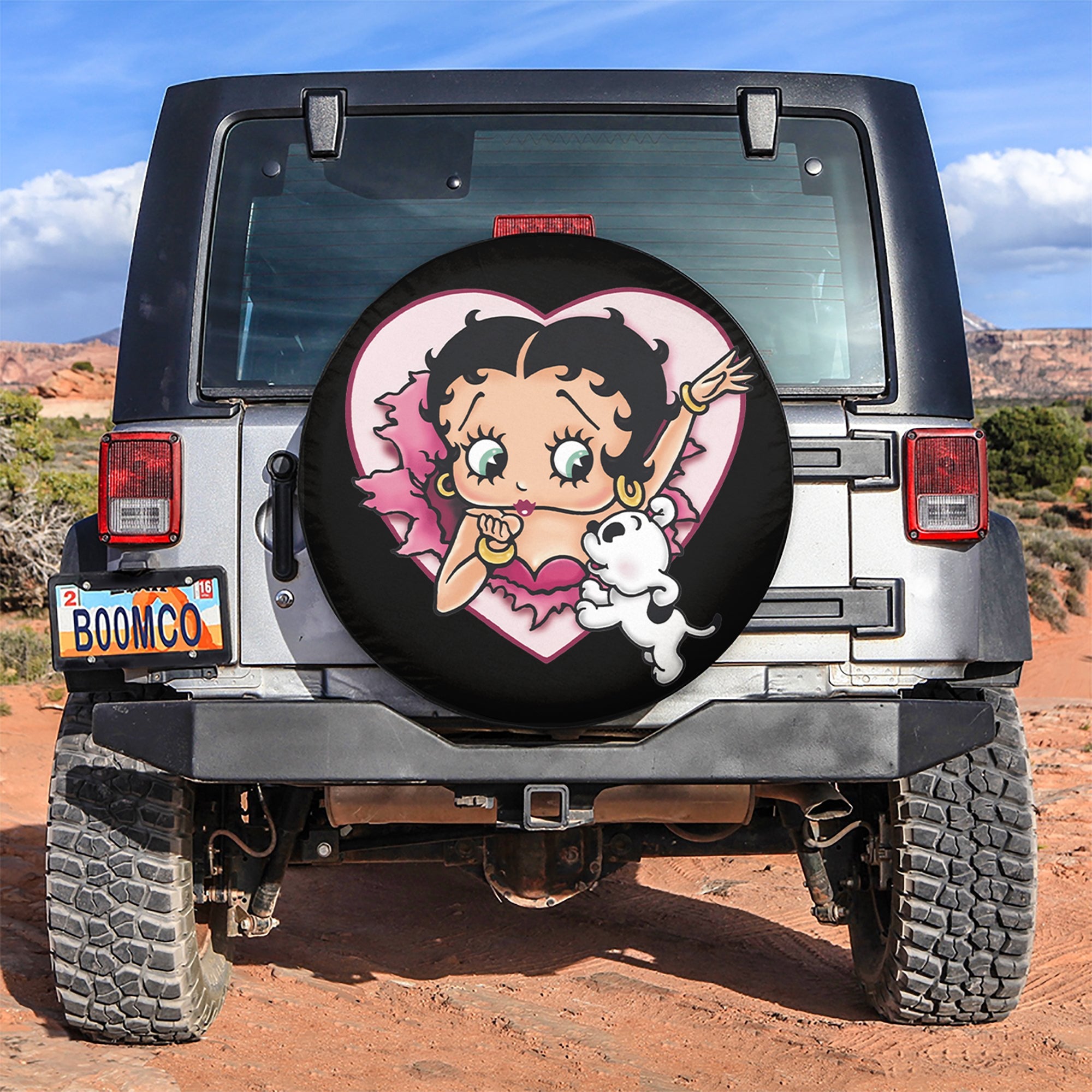 Betty Boop Puppy Car Spare Tire Gift For Campers Nearkii