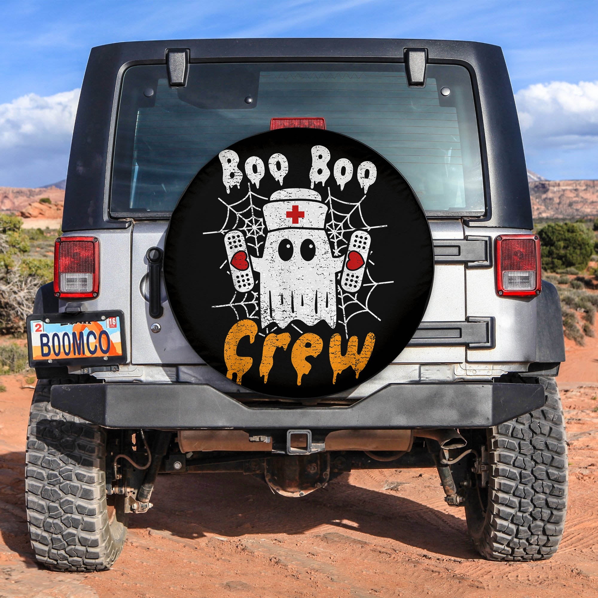 Boo Boo Crew Spare Tire Cover Gift For Campers Nearkii