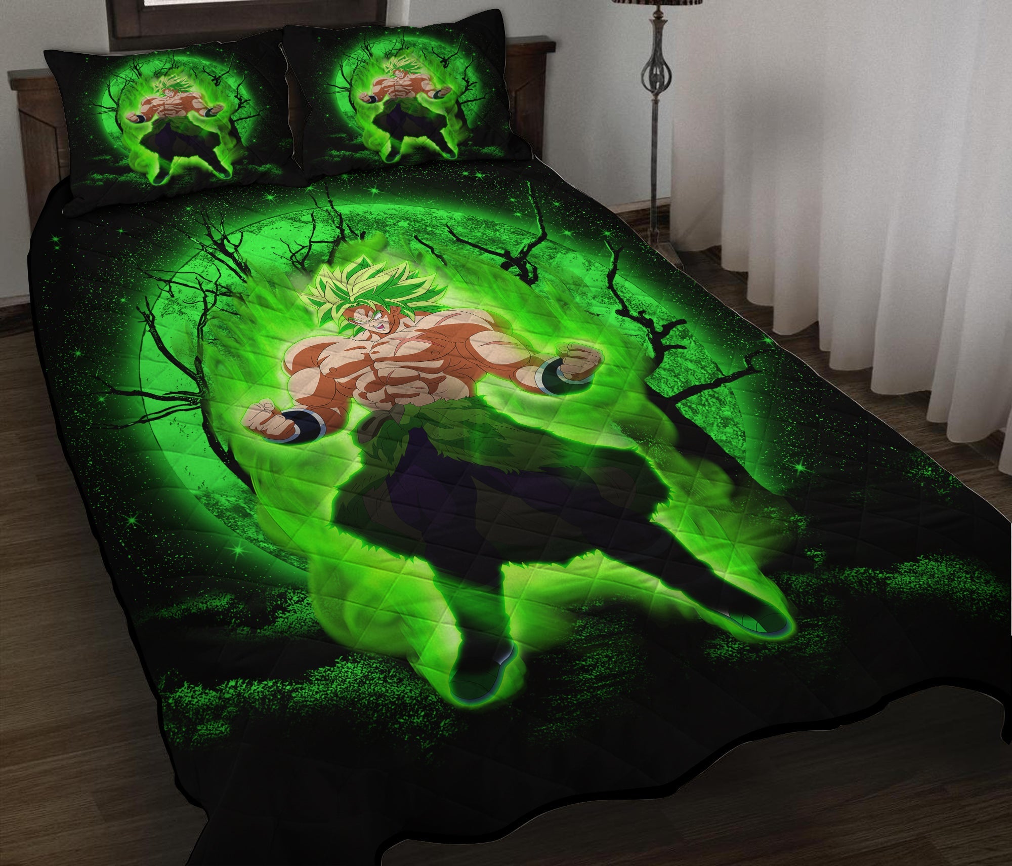 Broly Moonlight Quilt Bed Sets Nearkii