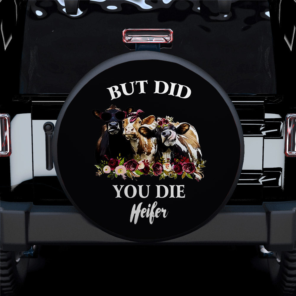 But Heifer, Farm Animals, Covid Camping Car Spare Tire Cover Gift For Campers Nearkii