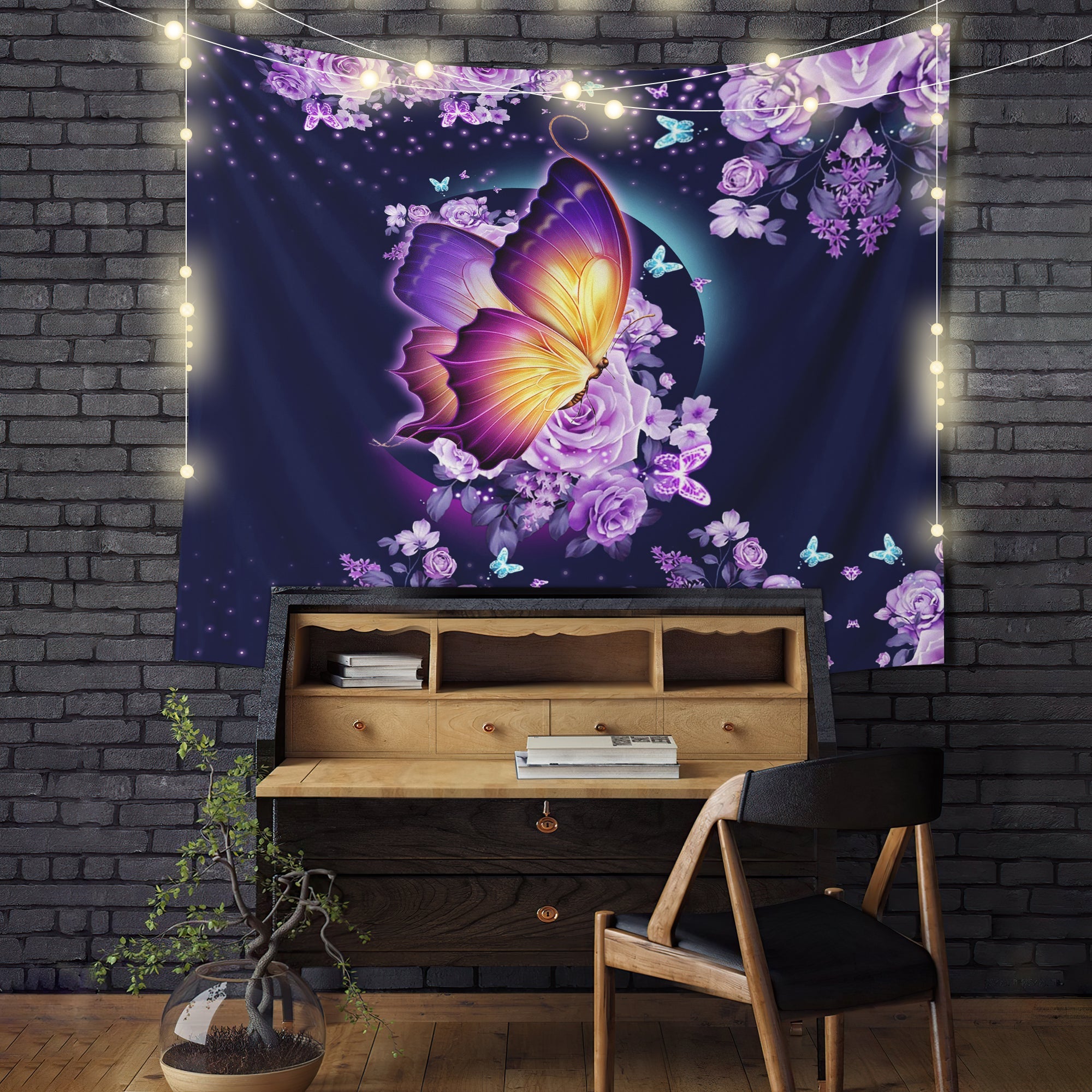 Butterfly Tapestry Room Decor Nearkii