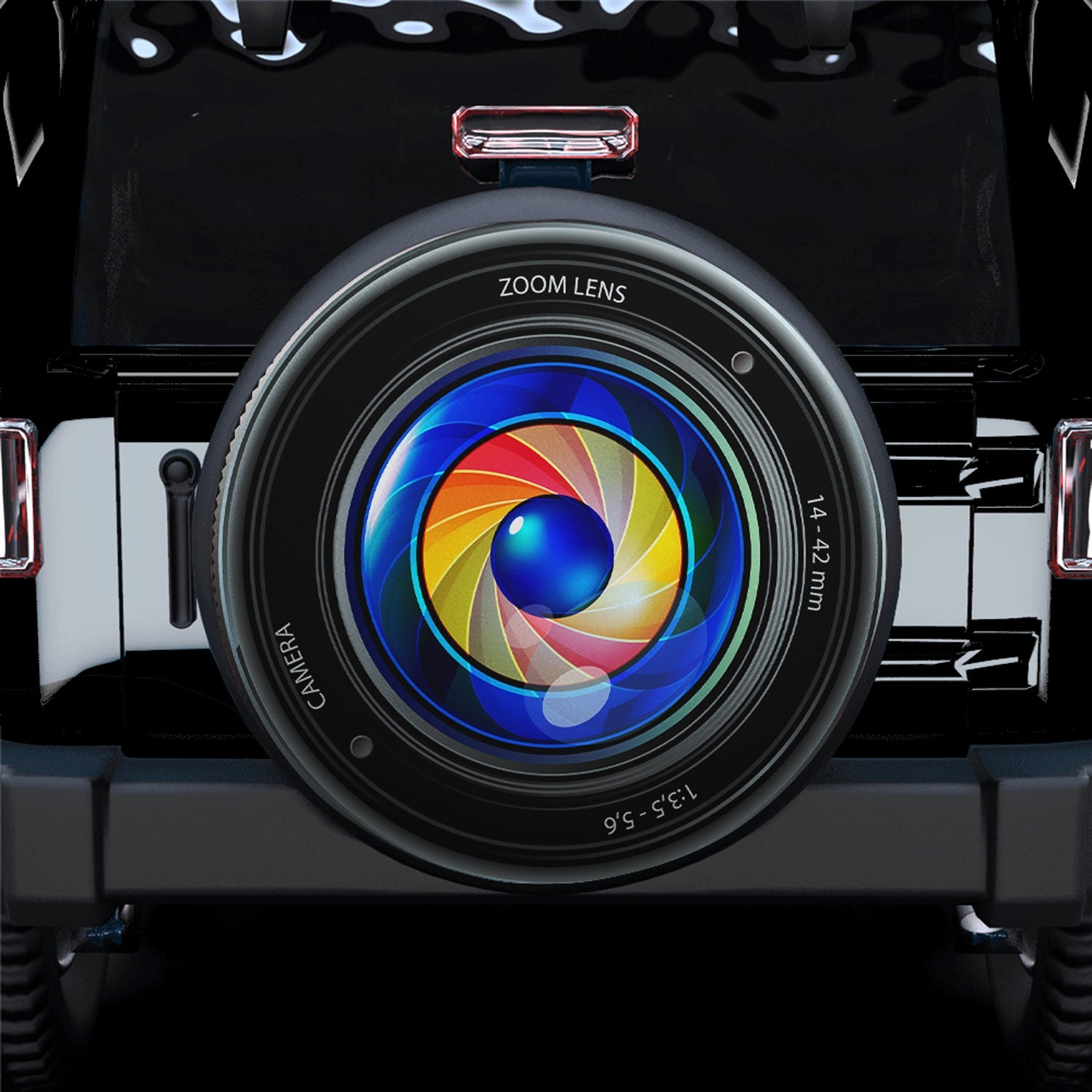 Camera Zoom Len Spare Tire Covers Gift For Campers Nearkii