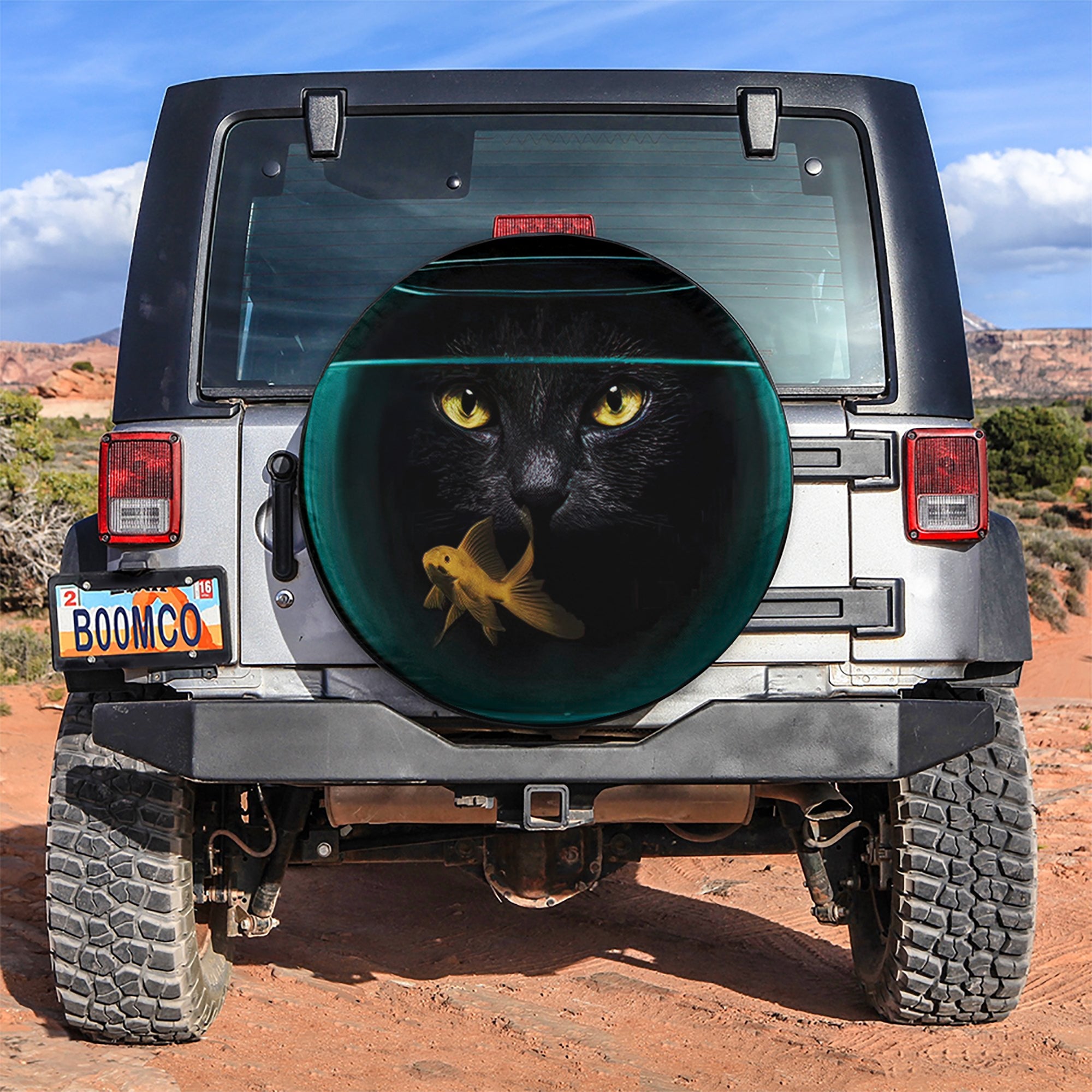 Cat Fish Car Spare Tire Covers Gift For Campers Nearkii