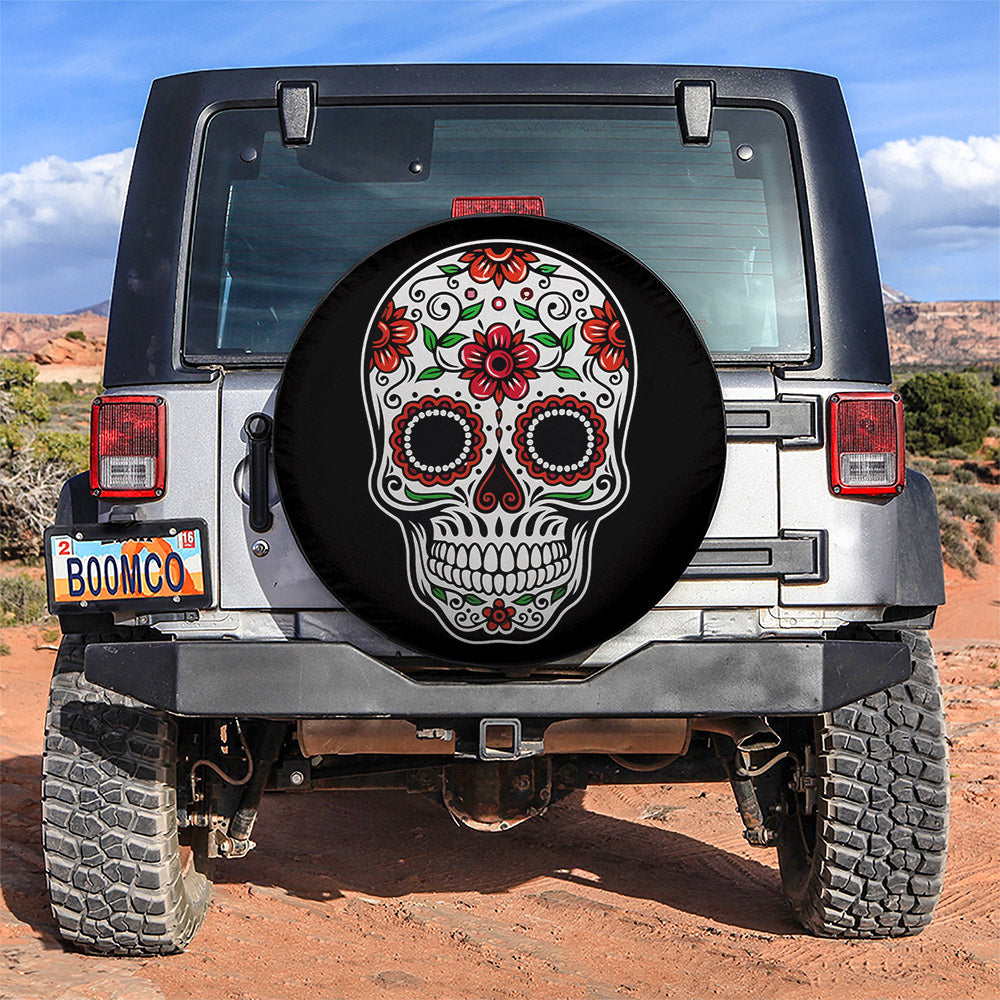 Chingona Skull Car Spare Tire Cover Gift For Campers Nearkii