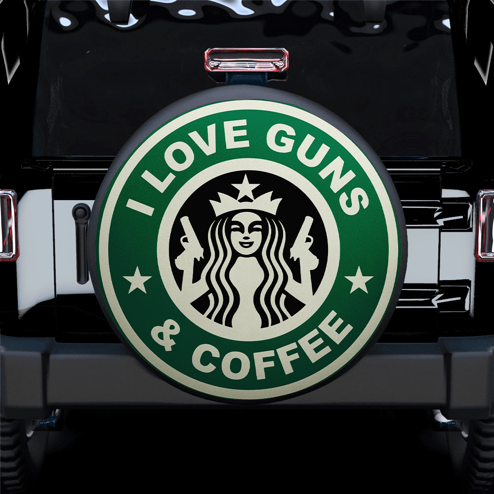 Coffee Funny Mermaid Car Spare Tire Covers Gift For Campers Nearkii