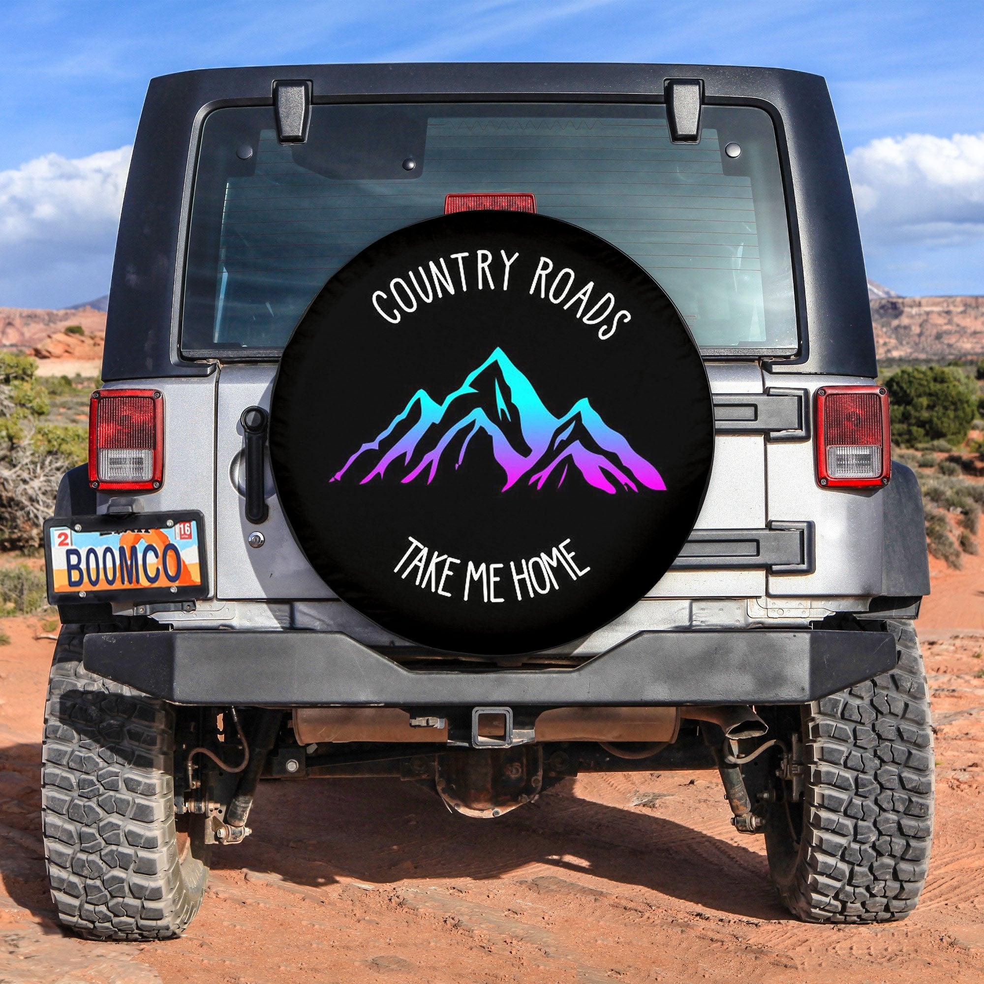 Country Roads Take Me Home Spare Tire Covers Gift For Campers Nearkii