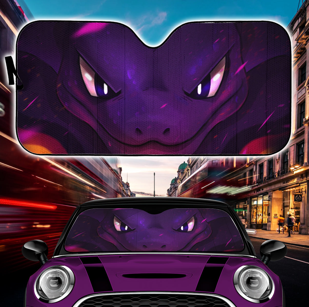 Arbok Face Pokemon Car Auto Sunshades Nearkii