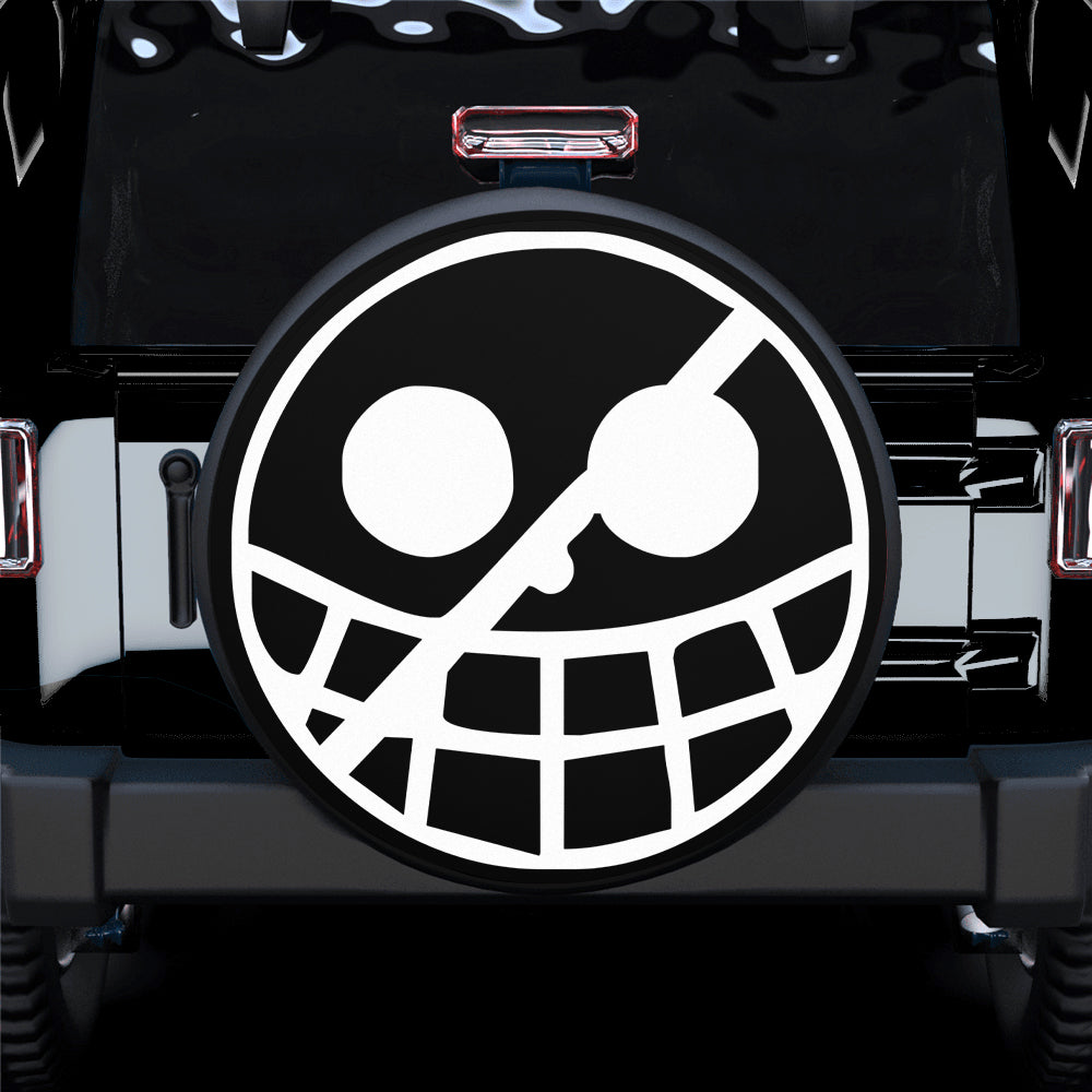 Donquixote Pirates Flag Custom One Piece Anime Car Spare Tire Gift For Campers Nearkii