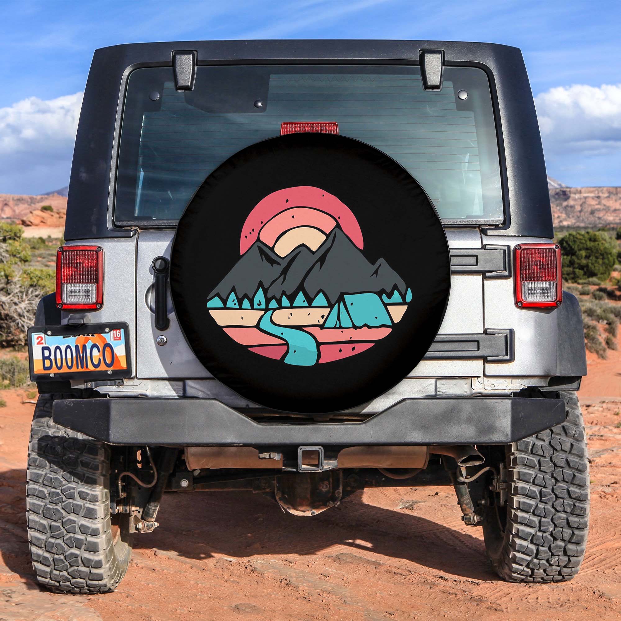 Down by the River 2 Spare Tire Covers Gift For Campers Nearkii