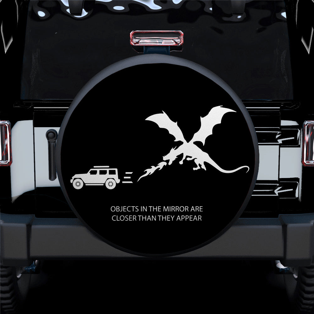 Dragon Are Closer Than They Appear Funny Jeep Car Spare Tire Covers Gift For Campers Nearkii