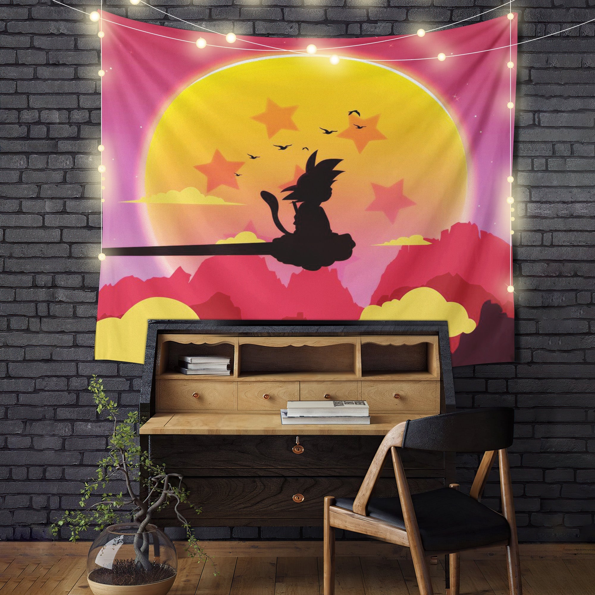 Dragon Ball Goku Kid Tapestry Room Decor Nearkii