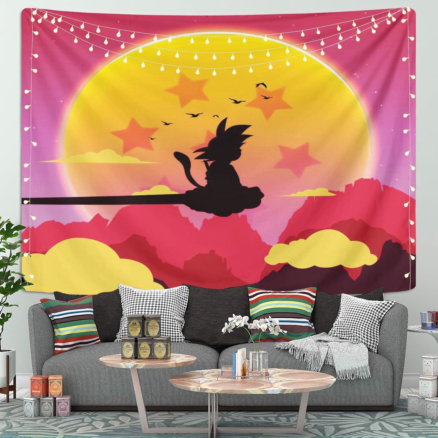 Dragon Ball Goku Kid Tapestry Room Decor Nearkii