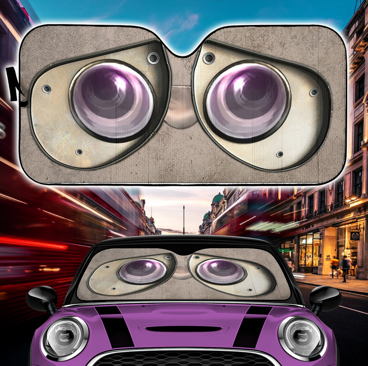 Wall-E Eyes Car Auto Sunshades Nearkii