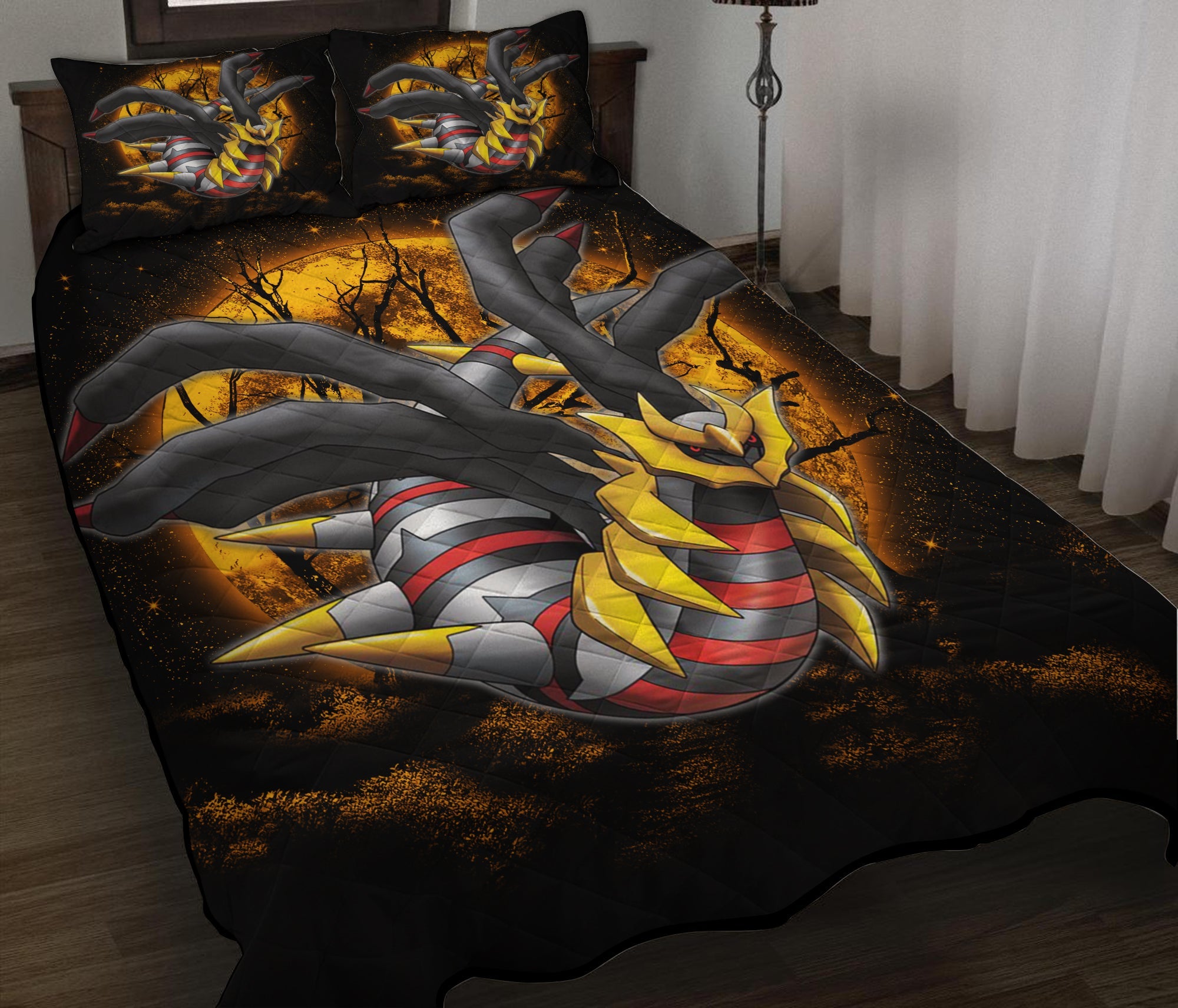 Giratina Pokemon Moonlight Quilt Bed Sets Nearkii