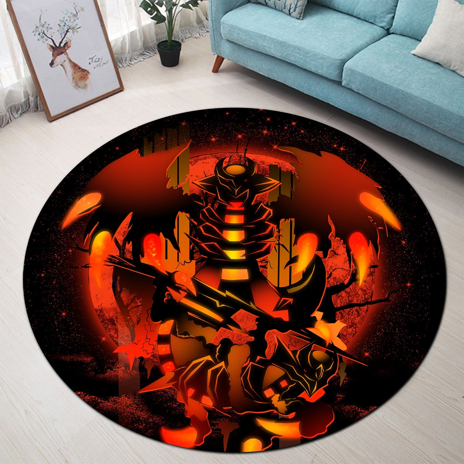 Giratina Legend Moonlight Round Carpet Rug Bedroom Livingroom Home Decor Nearkii