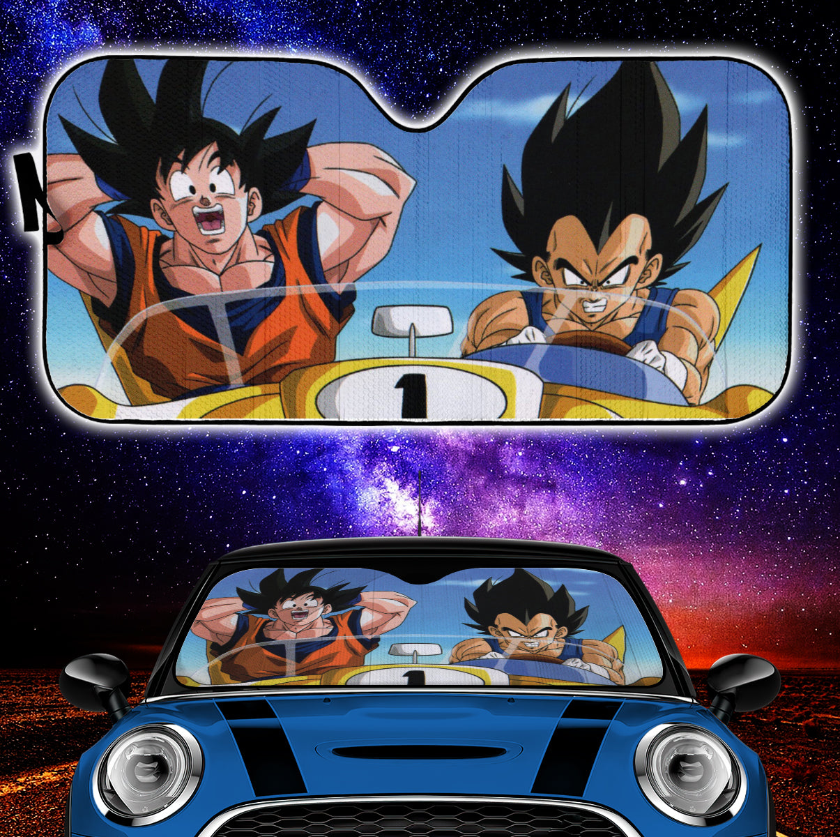 Goku Dragon Ball Auto Sun Shades Nearkii