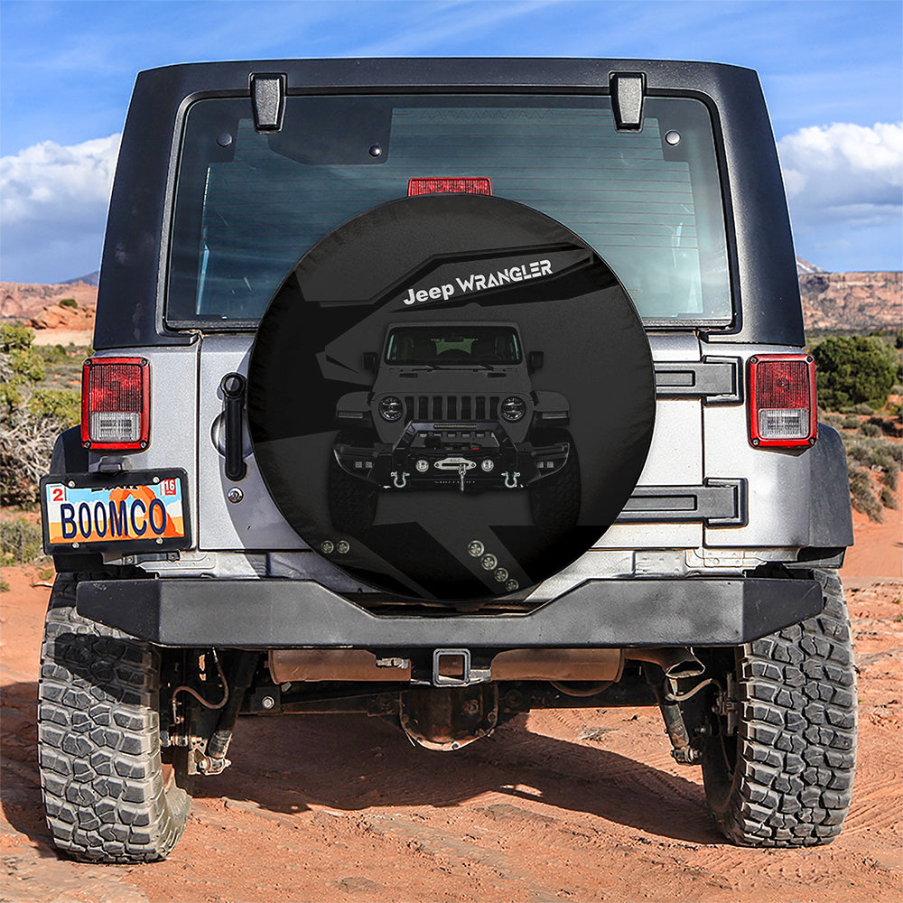 Grey Jeep Car Spare Tire Covers Gift For Campers Nearkii