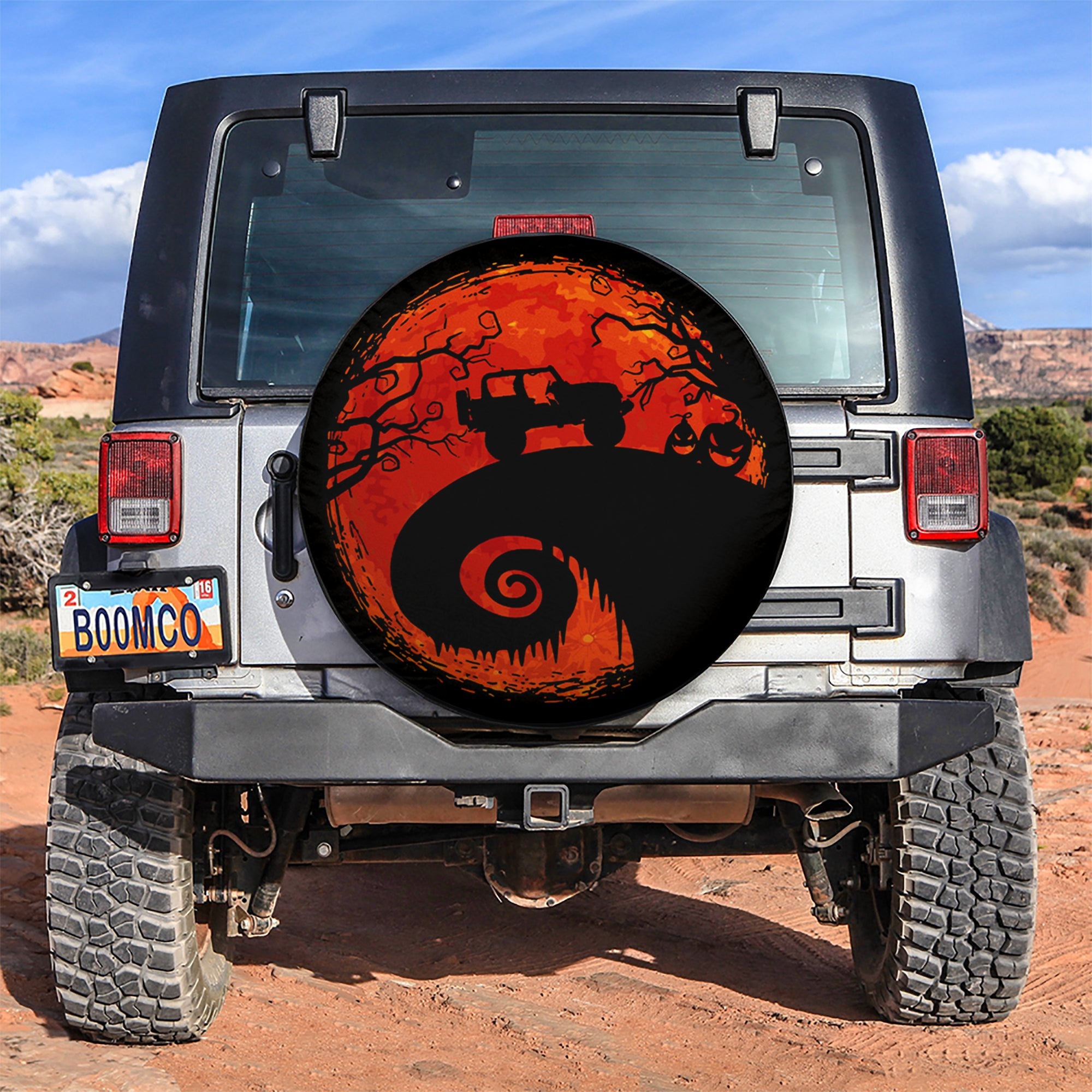 Halloween Jeep Car Spare Tire Covers Gift For Campers Nearkii