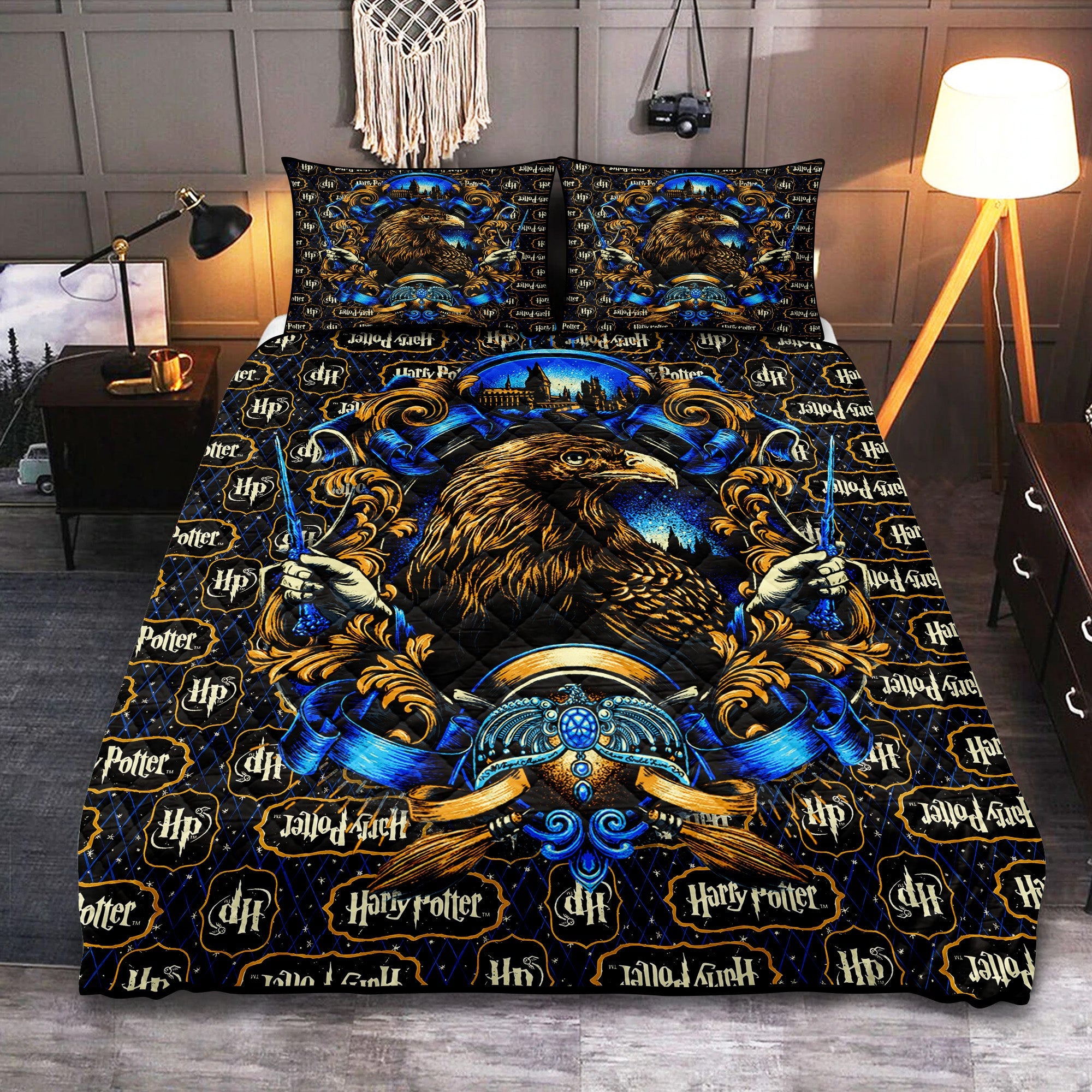 Ravenclaw Harry Potter Model Quilt Bed Sets Nearkii