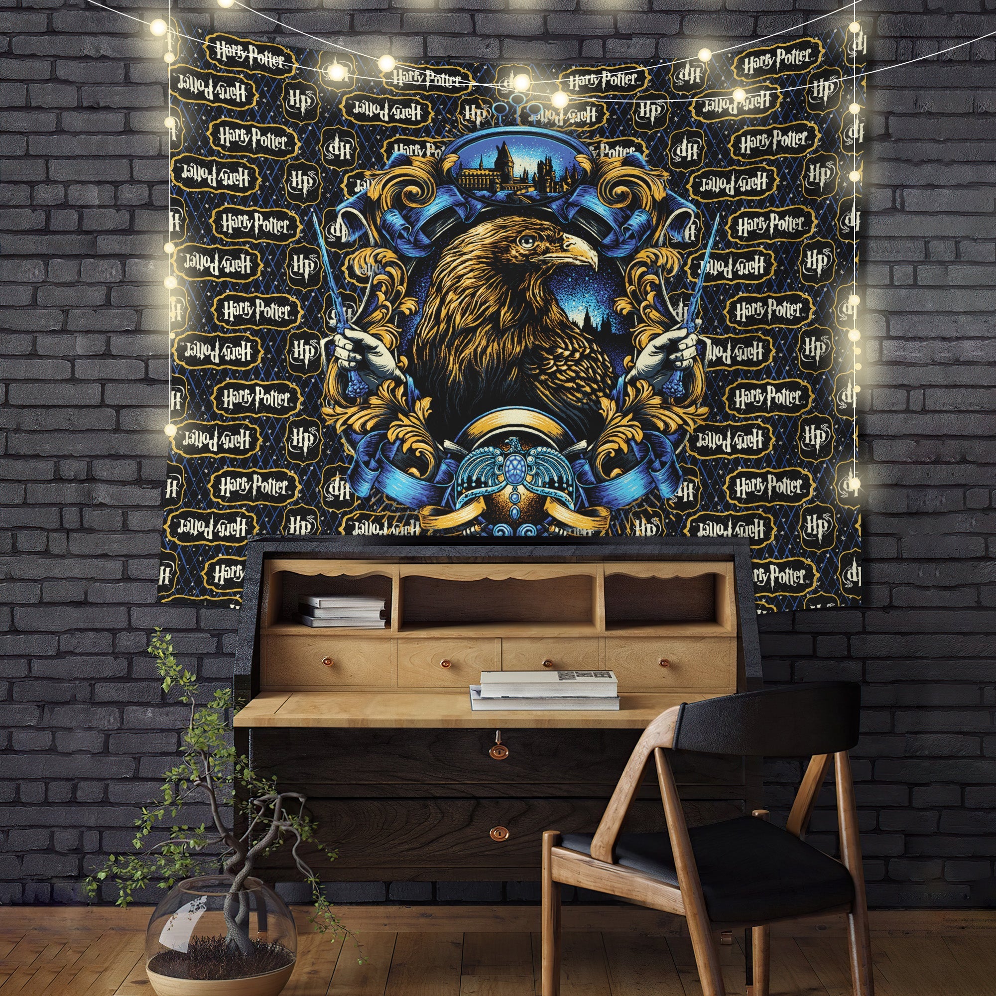 Harry Potter Ravenclaw Tapestry Room Decor Nearkii