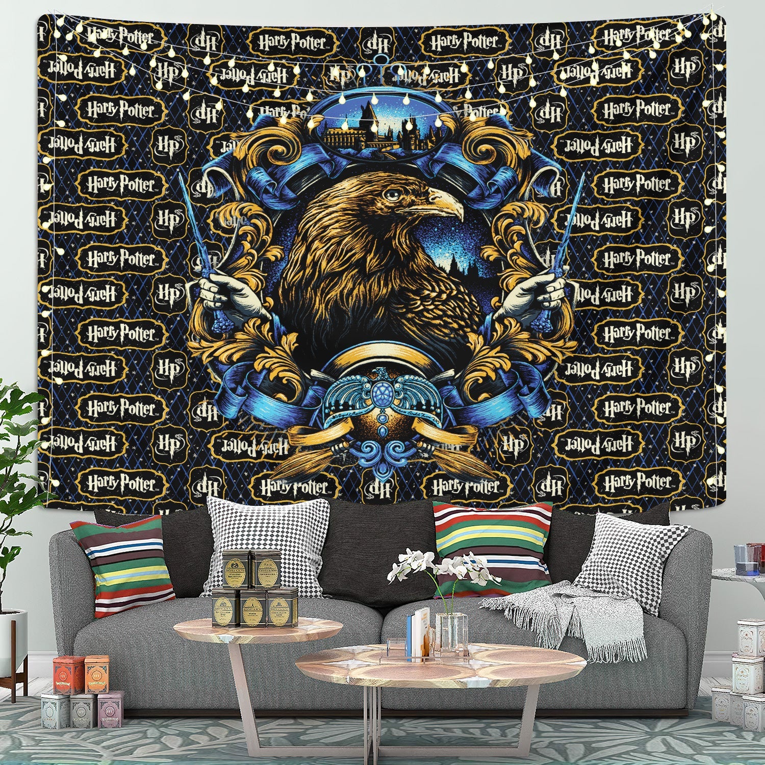 Harry Potter Ravenclaw Tapestry Room Decor Nearkii