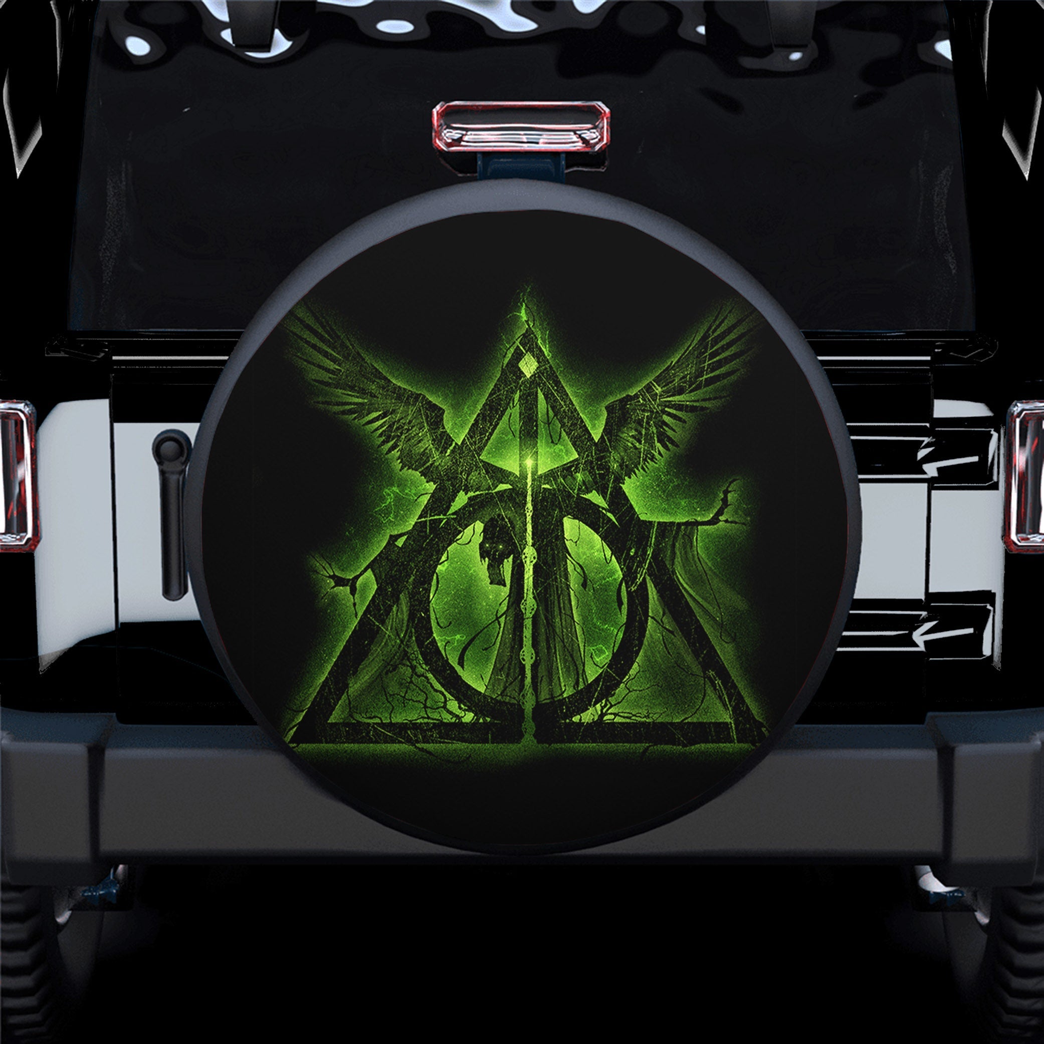 Harry Potter Symbol Moonlight Spare Tire Cover Gift For Campers Nearkii