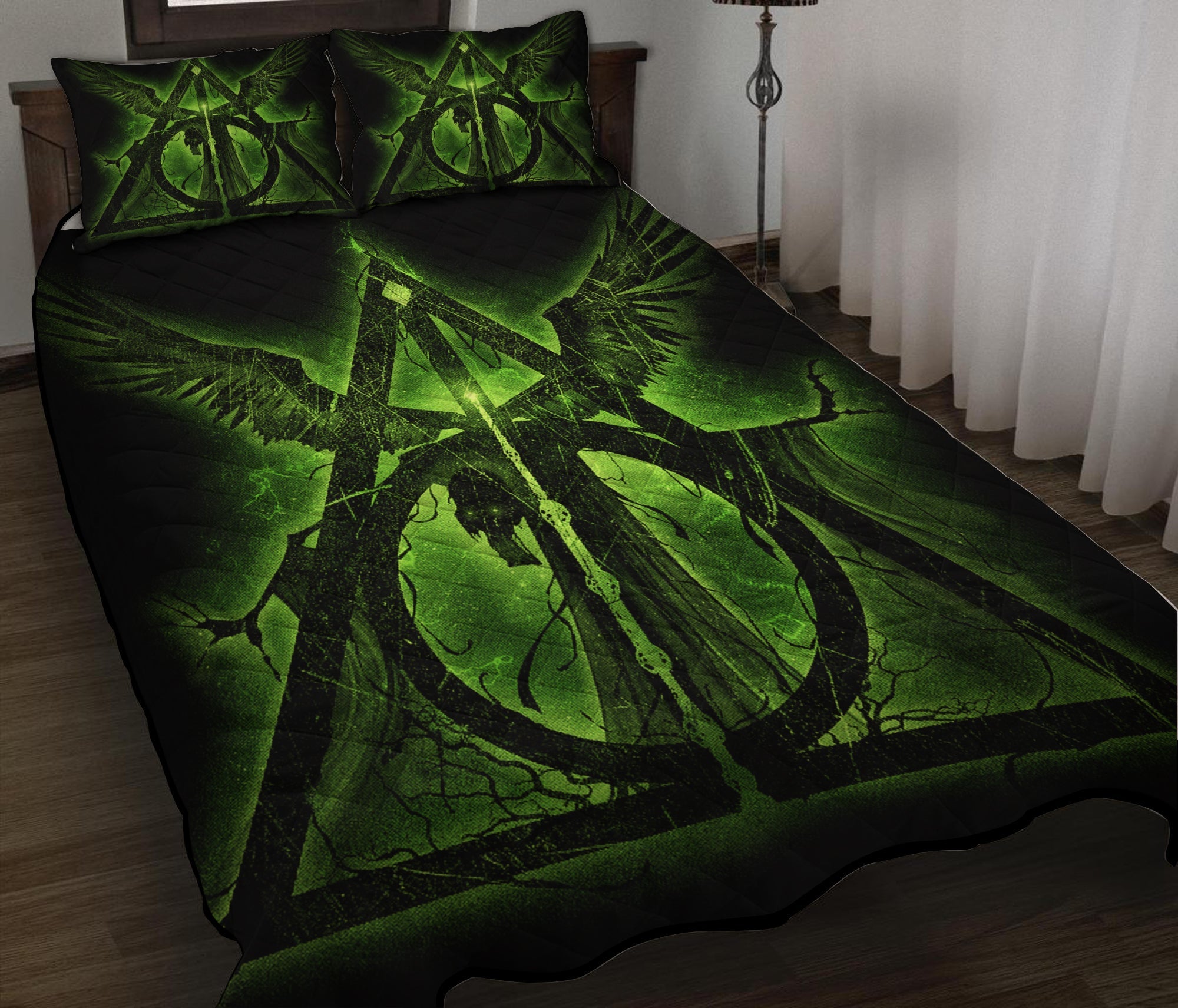 Harry Potter Symbol Moonlight Quilt Bed Sets Nearkii