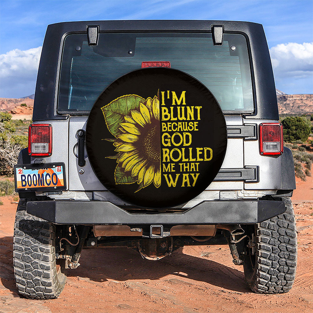 I'm Blunt Car Spare Tire Cover Gift For Campers Nearkii