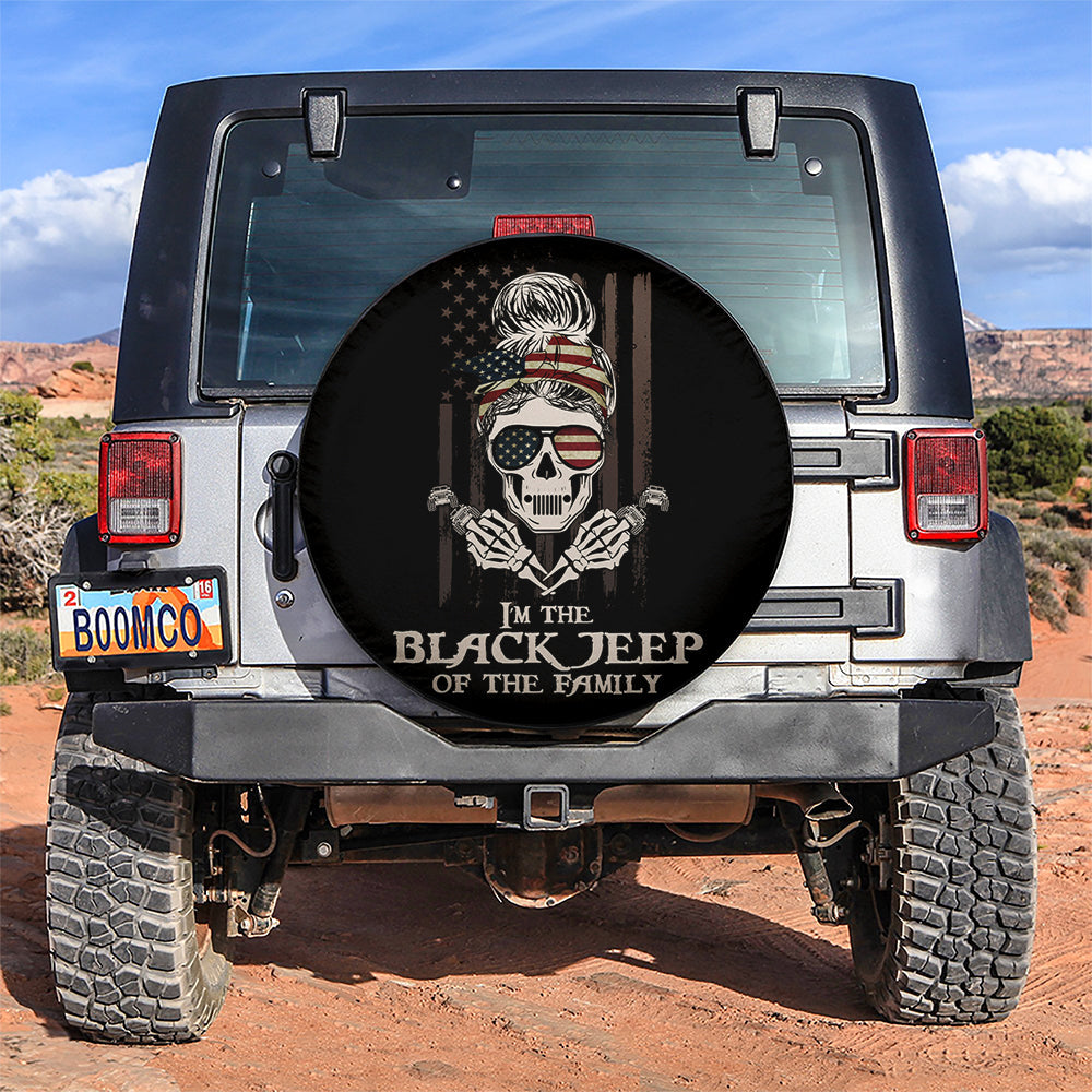 I Am The Black Girl Jeep Of The Family American Car Spare Tire Covers Gift For Campers Nearkii